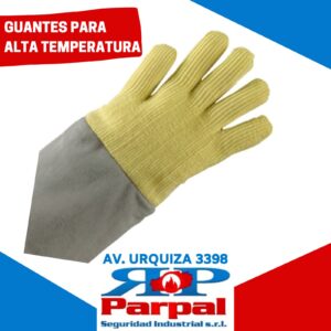 GUANTE TERRYCLOTH KEVLAR PUÑO DE CUERO DESCARNE