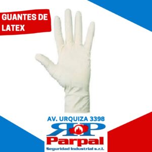 GUANTE DE LATEX DESCARTABLE