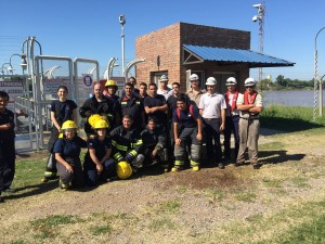 SIMULACRO DE INCENDIO – EMPRESA SHELL – PUERTO DE SANTA FE