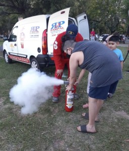 Apoyando a Bomberos Voluntarios de Santa Fe